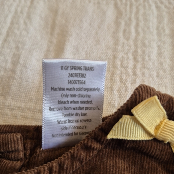 Gymboree girls size 12-18 months Baby Giraffe line jumper corduroy VGUC - Picture 4 of 5